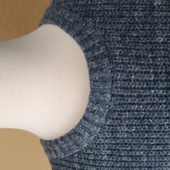 🆕️ Baby GAP Heather Blue Crew Neck Raglan Sweater BOYS SIZE: 5 - Picture 2 of 6